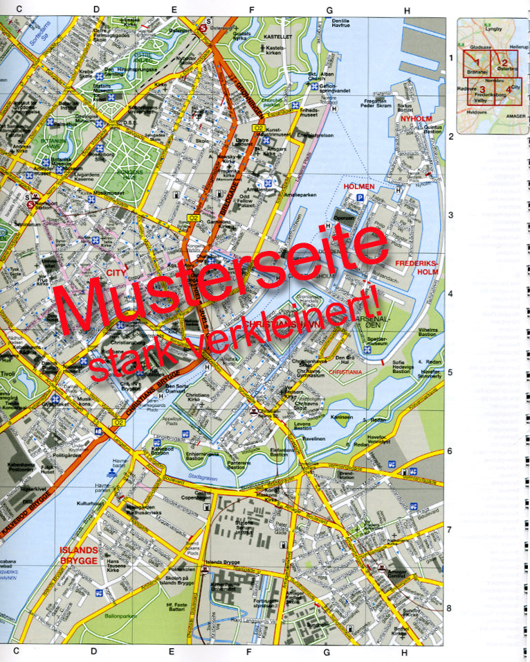 Faerdselskort Danmark - Denmark Road Atlas / Car Atlas - 1:200,000 - Edition 2025 - 2026