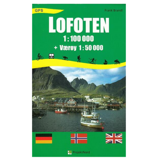 Lofoten 1:100.000 + Værøy 1:50.000