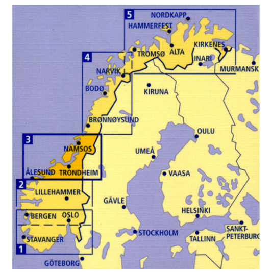 Norway regional maps - Cappelen Kart Norway