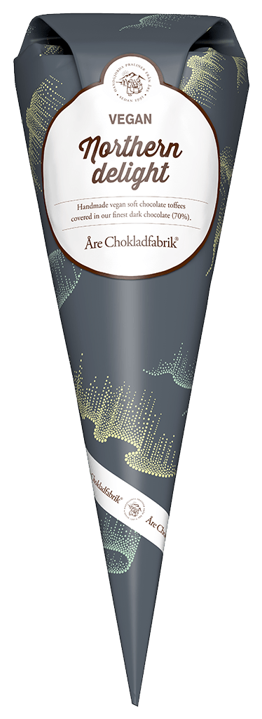 Northern Delight - vegane, dunkle Schokoladen-Pralinen - 100 g
