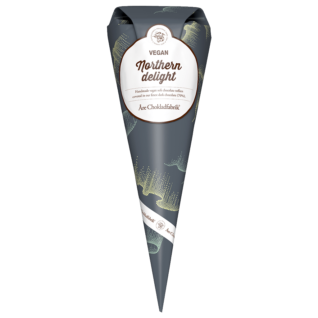 Northern Delight - vegane, dunkle Schokoladen-Pralinen - 100 g