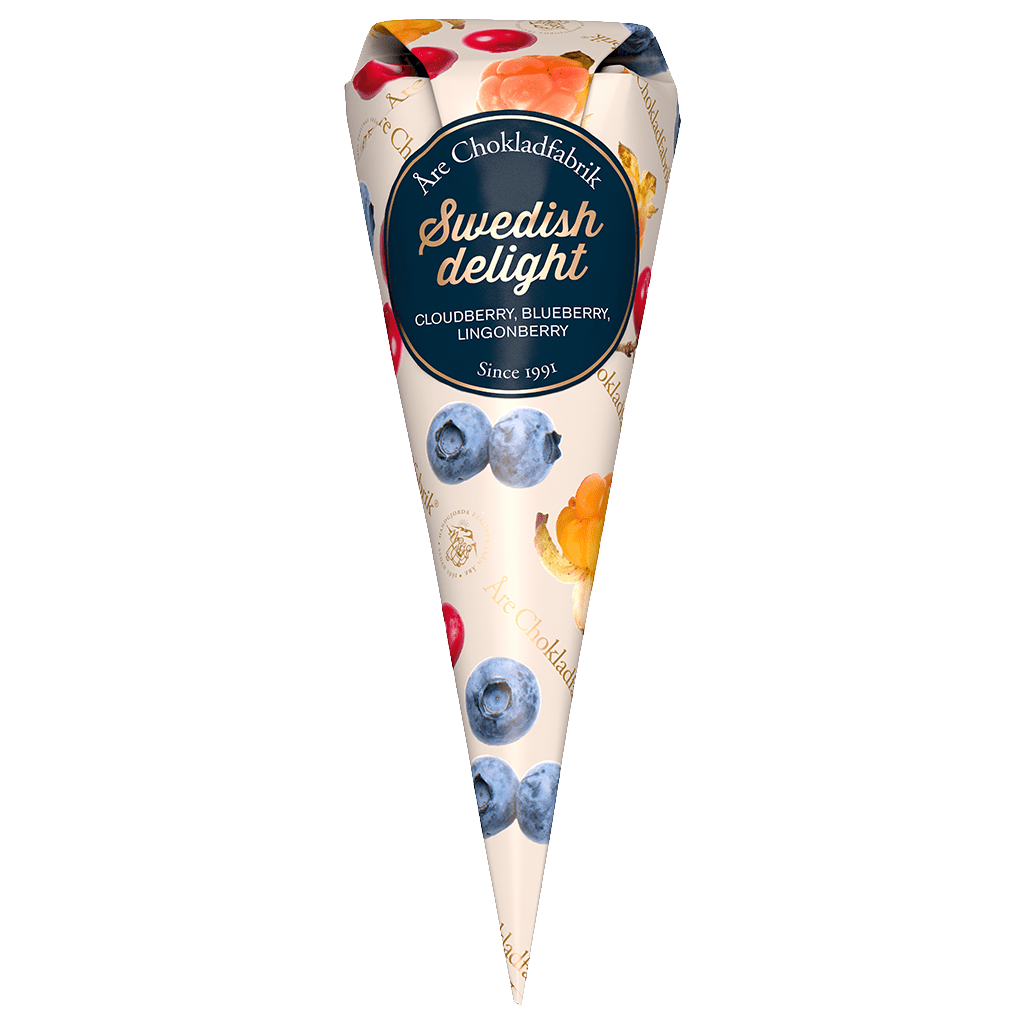 Swedish delight - Blaubeeren-Moltebeeren-Preiselbeeren-Pralinen - 100 g