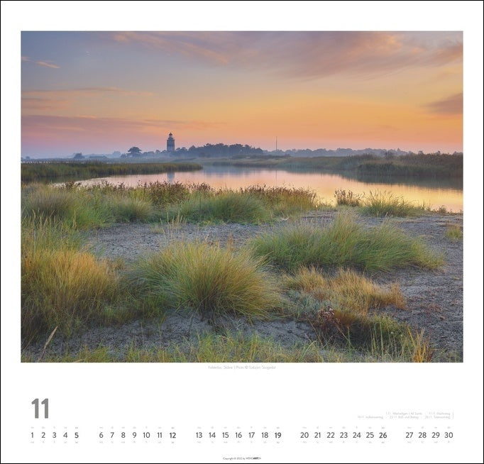 Schweden - Wandkalender 2024 - Licht und Wasser - 46 x 48 cm - Kunstverlag Weingarten