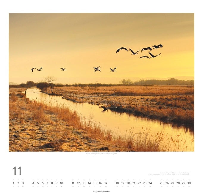 Schweden - Wandkalender 2024 - Licht und Wasser - 46 x 48 cm - Kunstverlag Weingarten