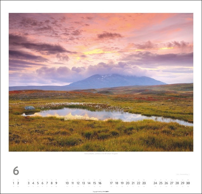 Schweden - Wandkalender 2024 - Licht und Wasser - 46 x 48 cm - Kunstverlag Weingarten