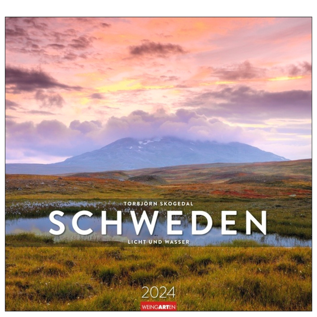 Schweden - Wandkalender 2024 - Licht und Wasser - 46 x 48 cm - Kunstverlag Weingarten