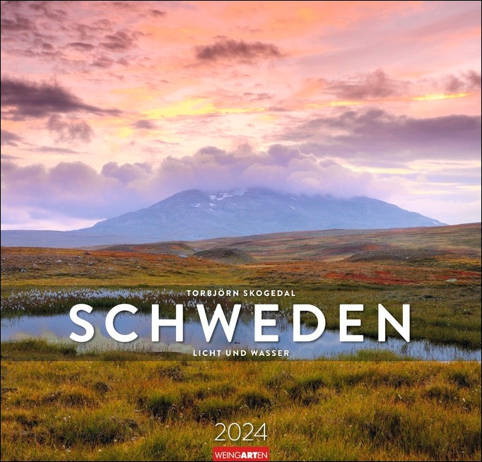 Schweden - Wandkalender 2024 - Licht und Wasser - 46 x 48 cm - Kunstverlag Weingarten