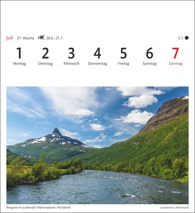 Norwegen - Sehnsuchts-Kalender 2024 - Harenberg