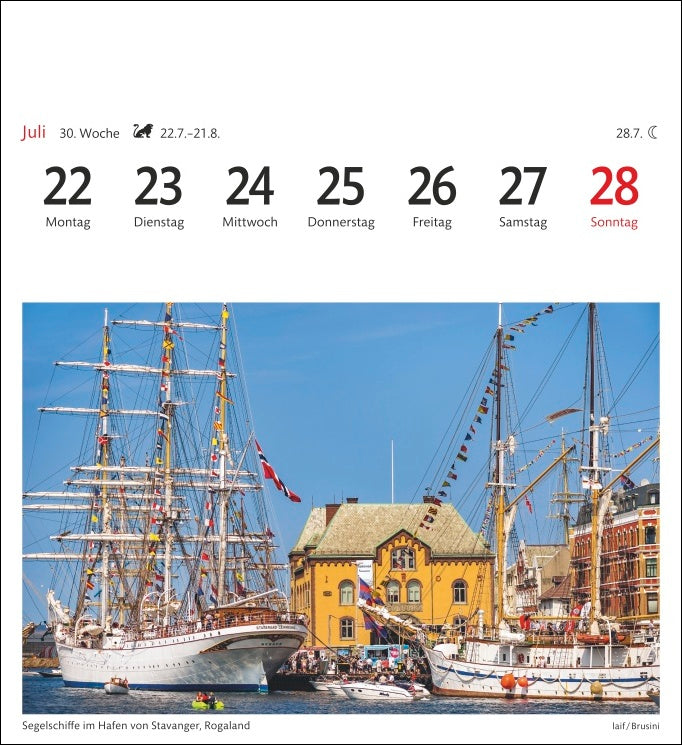 Norwegen - Sehnsuchts-Kalender 2024 - Harenberg
