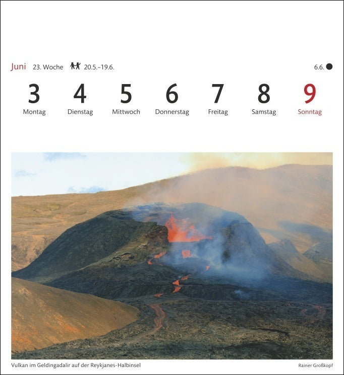 Island - Sehnsuchts-Kalender 2024 - Harenberg
