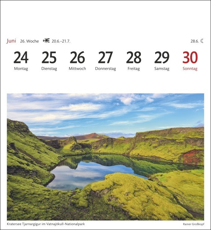 Island - Sehnsuchts-Kalender 2024 - Harenberg