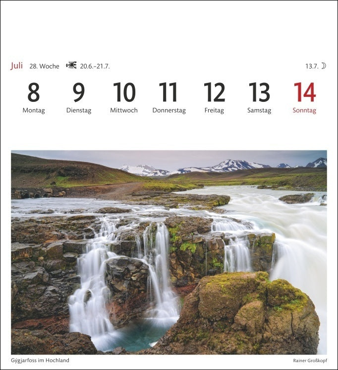 Island - Sehnsuchts-Kalender 2024 - Harenberg