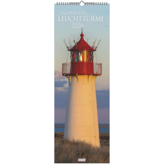 Leuchttürme - Wandkalender 34 x 98 cm - DuMont Kalenderverlag