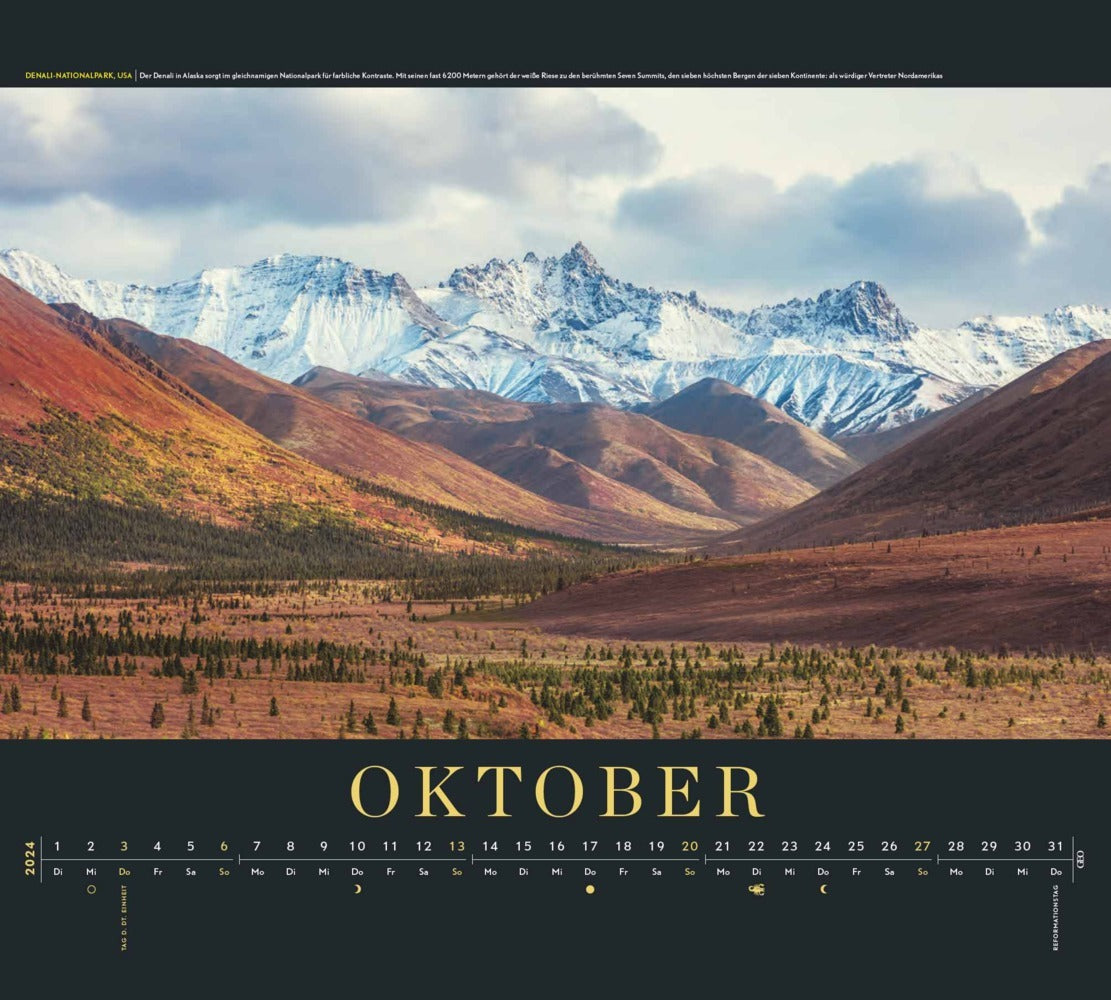 GEO SAISON Im Licht des Nordens - Wandkalender 2024 - 50 x 45 cm