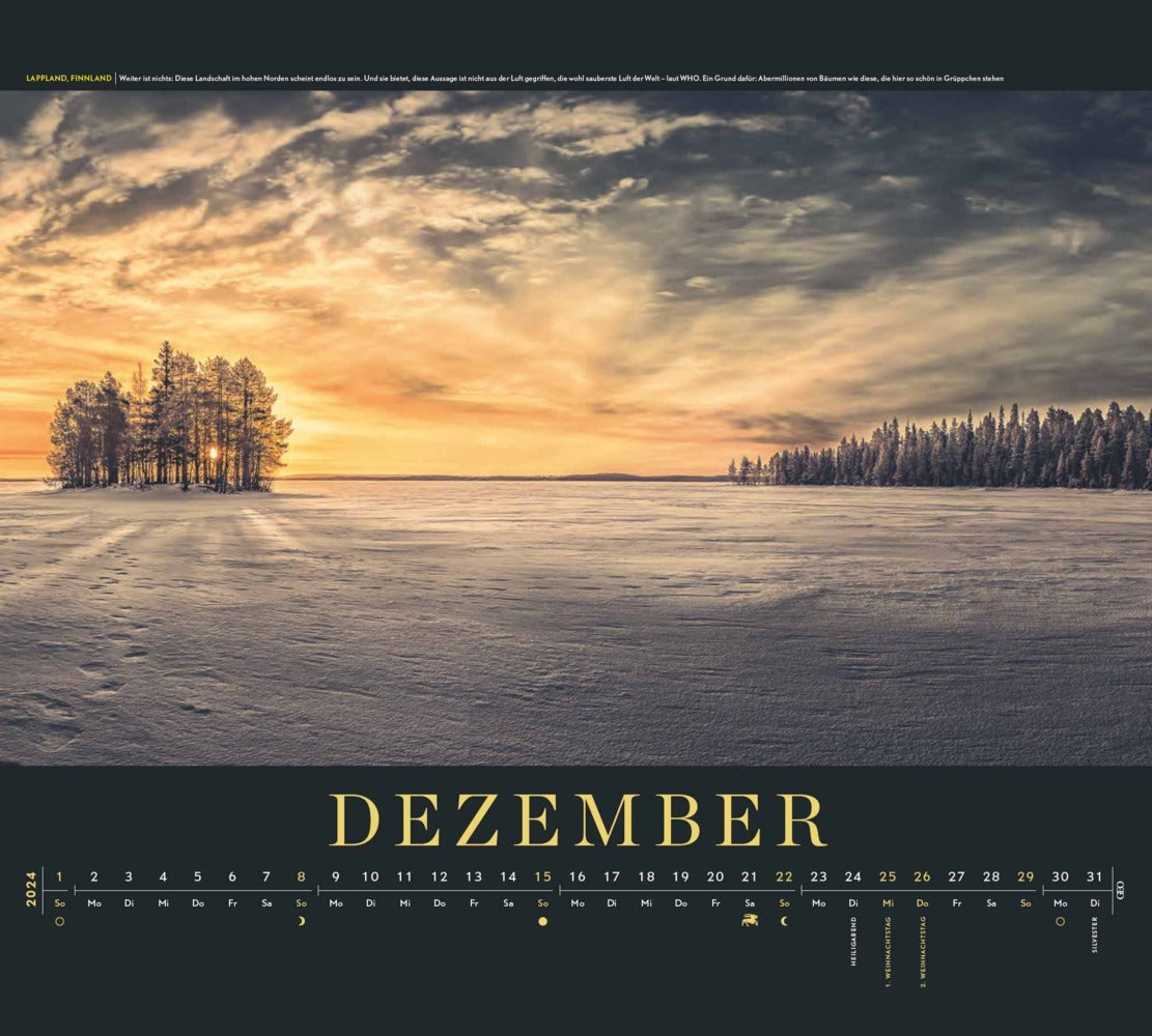 GEO SAISON Im Licht des Nordens - Wandkalender 2024 - 50 x 45 cm
