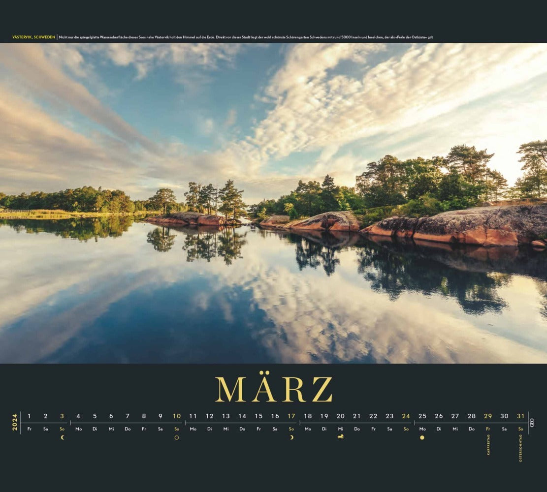 GEO SAISON Im Licht des Nordens - Wandkalender 2024 - 50 x 45 cm