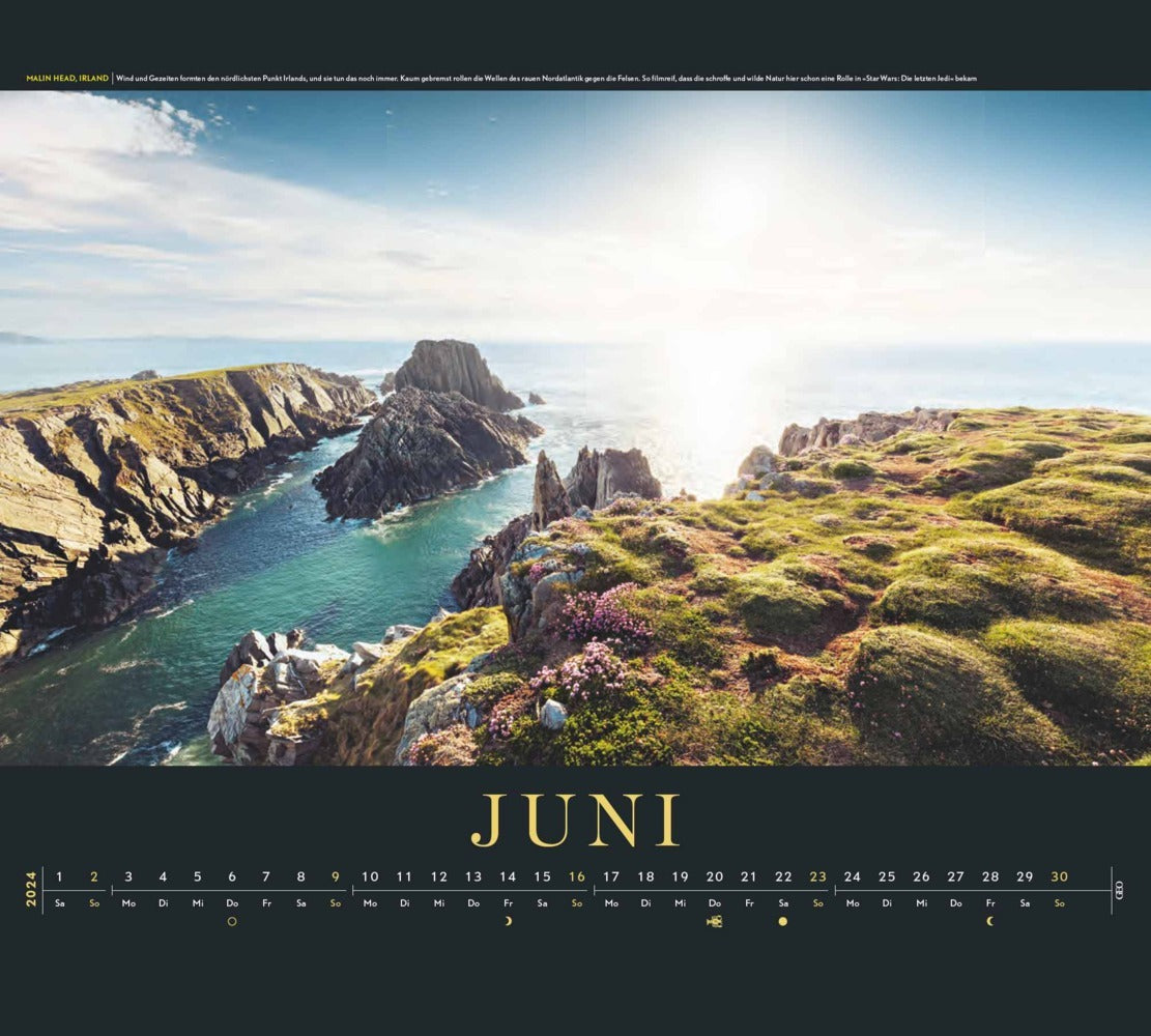 GEO SAISON Im Licht des Nordens - Wandkalender 2024 - 50 x 45 cm