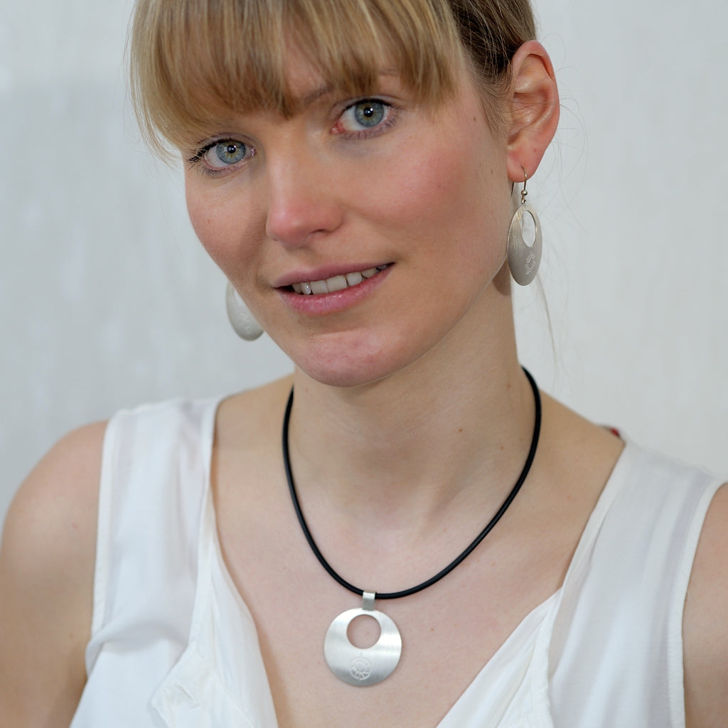 Lichter des Nordens - Samischer Silber-Anhänger - Taigakoru