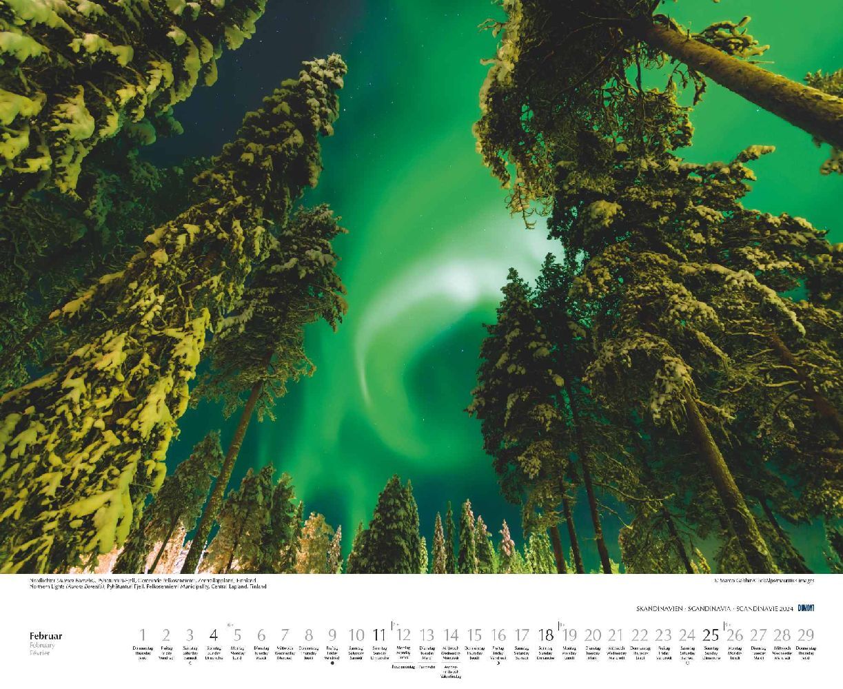 Schönheit des Nordens - Wandkalender 2024 - 52 x 43 cm - DuMont Verlag