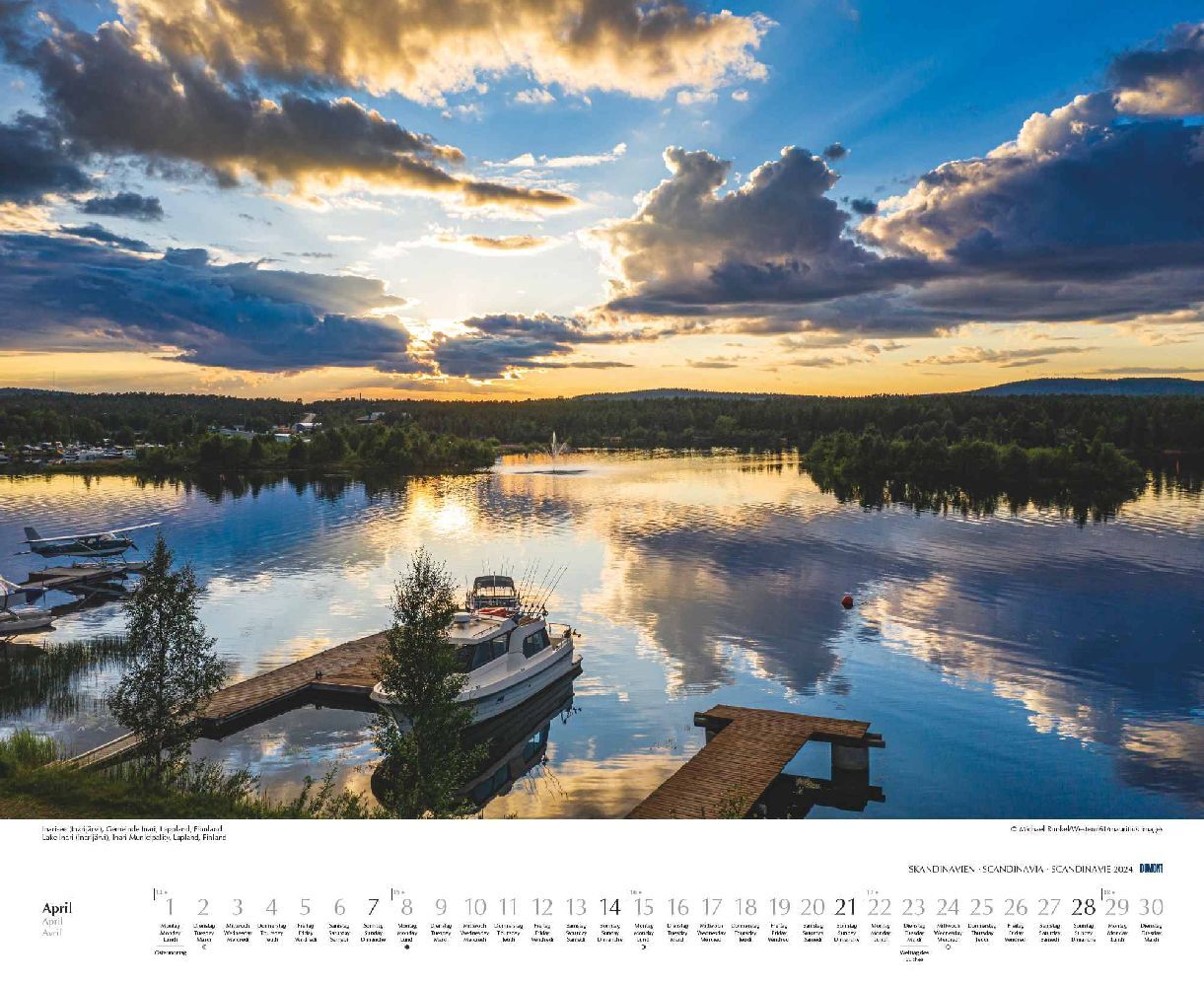 Schönheit des Nordens - Wandkalender 2024 - 52 x 43 cm - DuMont Verlag