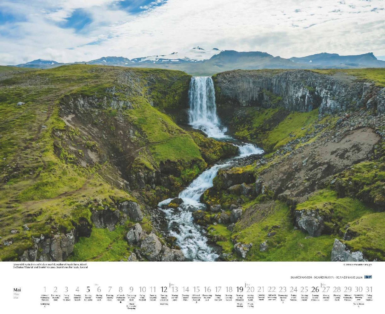 Schönheit des Nordens - Wandkalender 2024 - 52 x 43 cm - DuMont Verlag