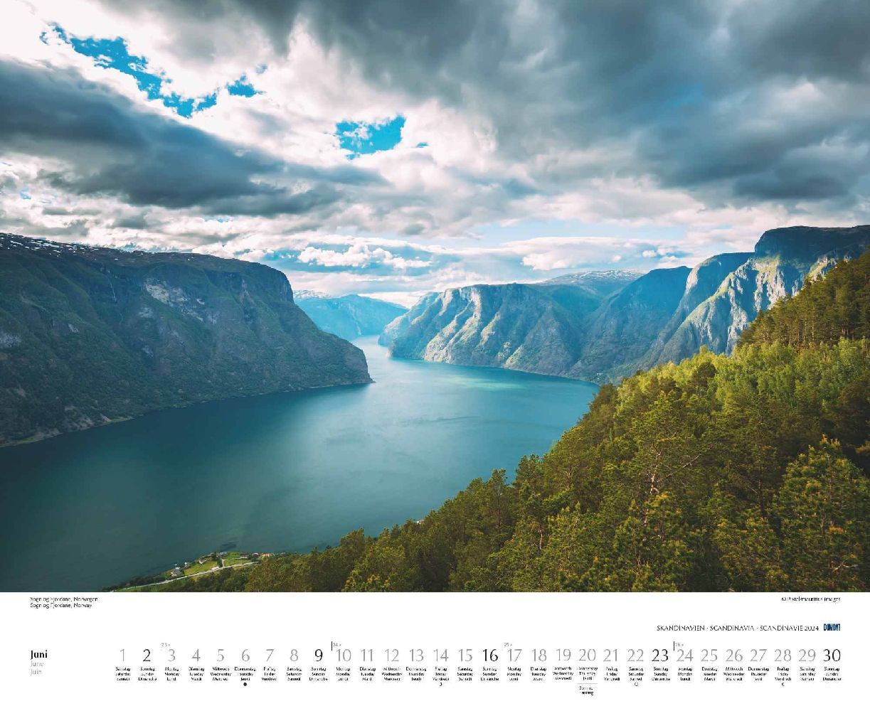 Schönheit des Nordens - Wandkalender 2024 - 52 x 43 cm - DuMont Verlag