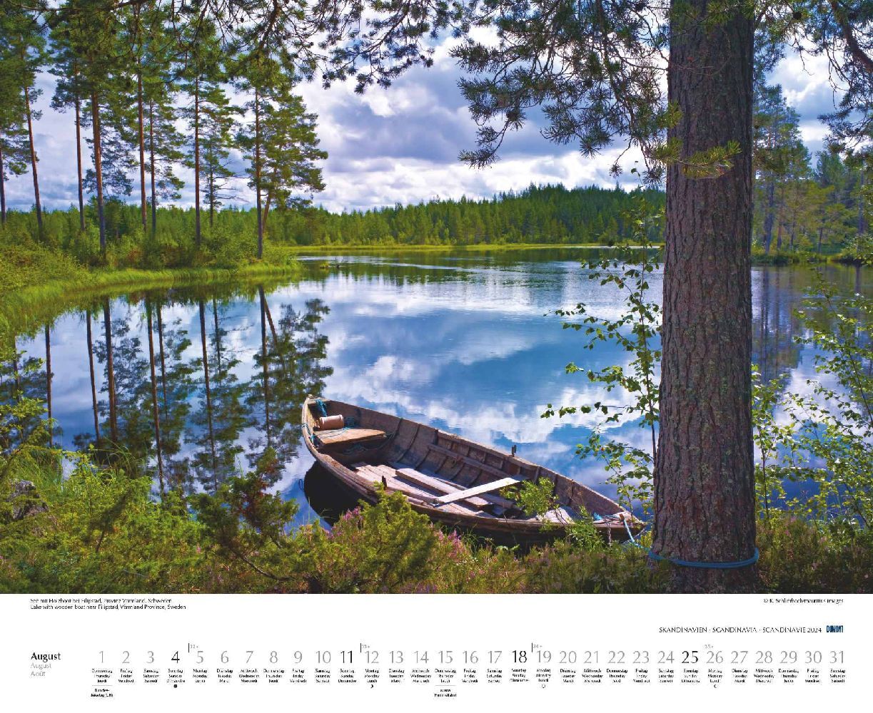 Schönheit des Nordens - Wandkalender 2024 - 52 x 43 cm - DuMont Verlag