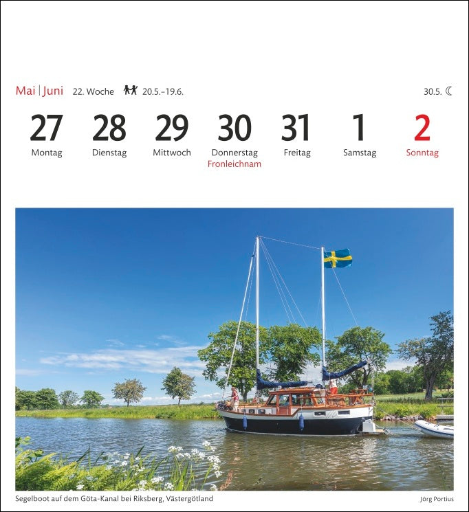 Schweden - Sehnsuchts-Kalender 2024 - Harenberg