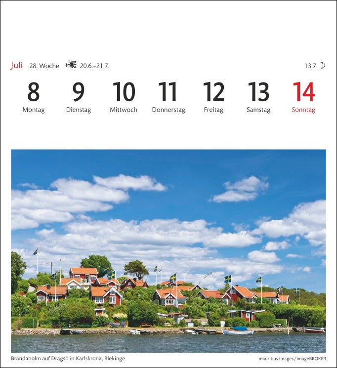 Schweden - Sehnsuchts-Kalender 2024 - Harenberg