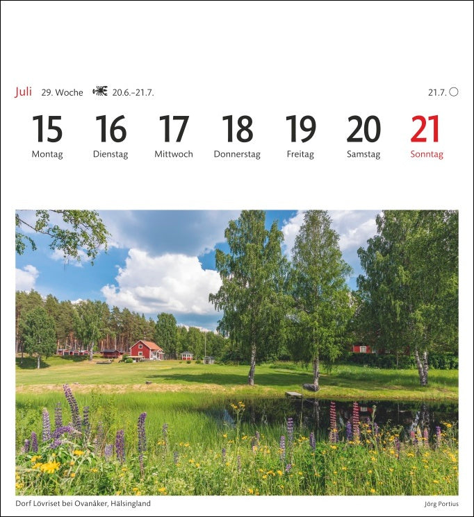 Schweden - Sehnsuchts-Kalender 2024 - Harenberg