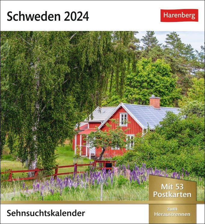 Schweden - Sehnsuchts-Kalender 2024 - Harenberg