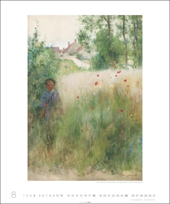 Carl Larsson - Wandkalender 2024 - 46 x 55 cm - Kunstverlag Weingarten