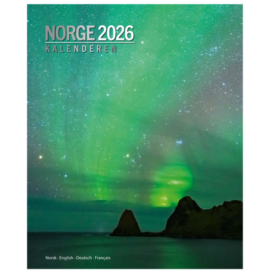 Norge Kalenderen - Wall Calendar 2026 - Title Northern Norway - 33 x 41 cm - Aune Forlag