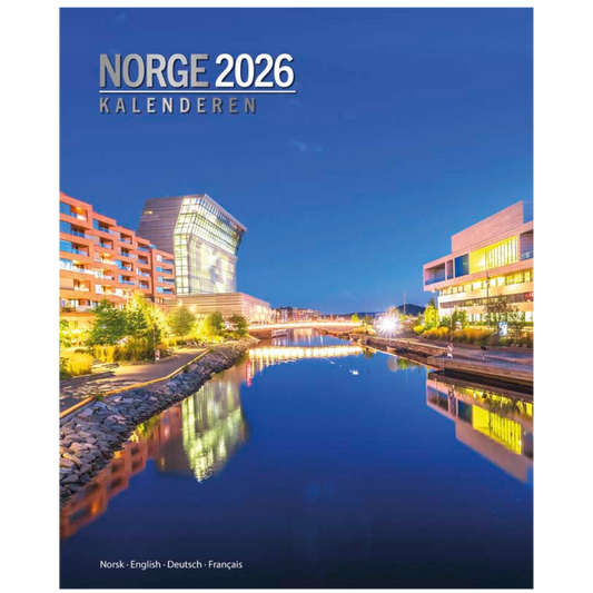Norway Calendars - Wall Calendar 2026 - Title Oslo - 33 x 41 cm - Aune Forlag