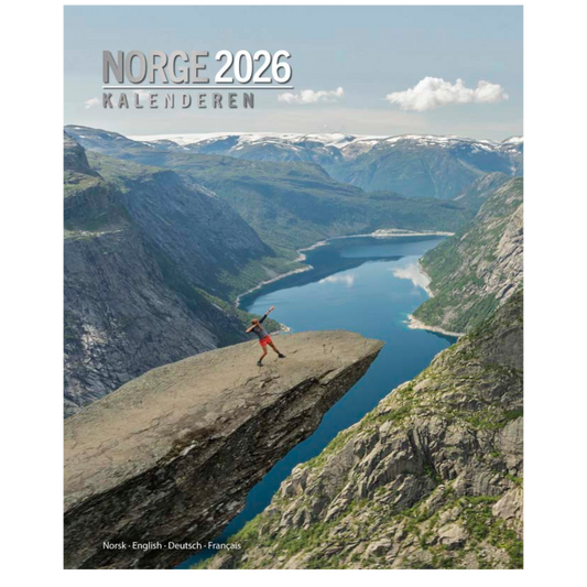 Norge Kalenderen - Wall Calendar 2026 - Title Southwest Norway - 33 x 41 cm - Aune Forlagg