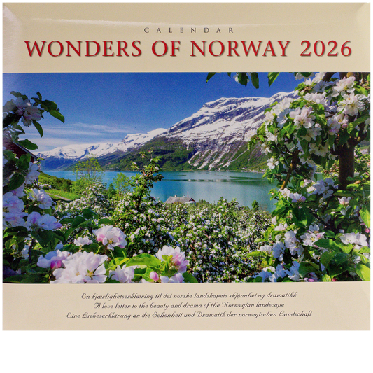 Panorama Norway - Desk Calendar 2025 - 22 x 18 cm - Calendar for 2025