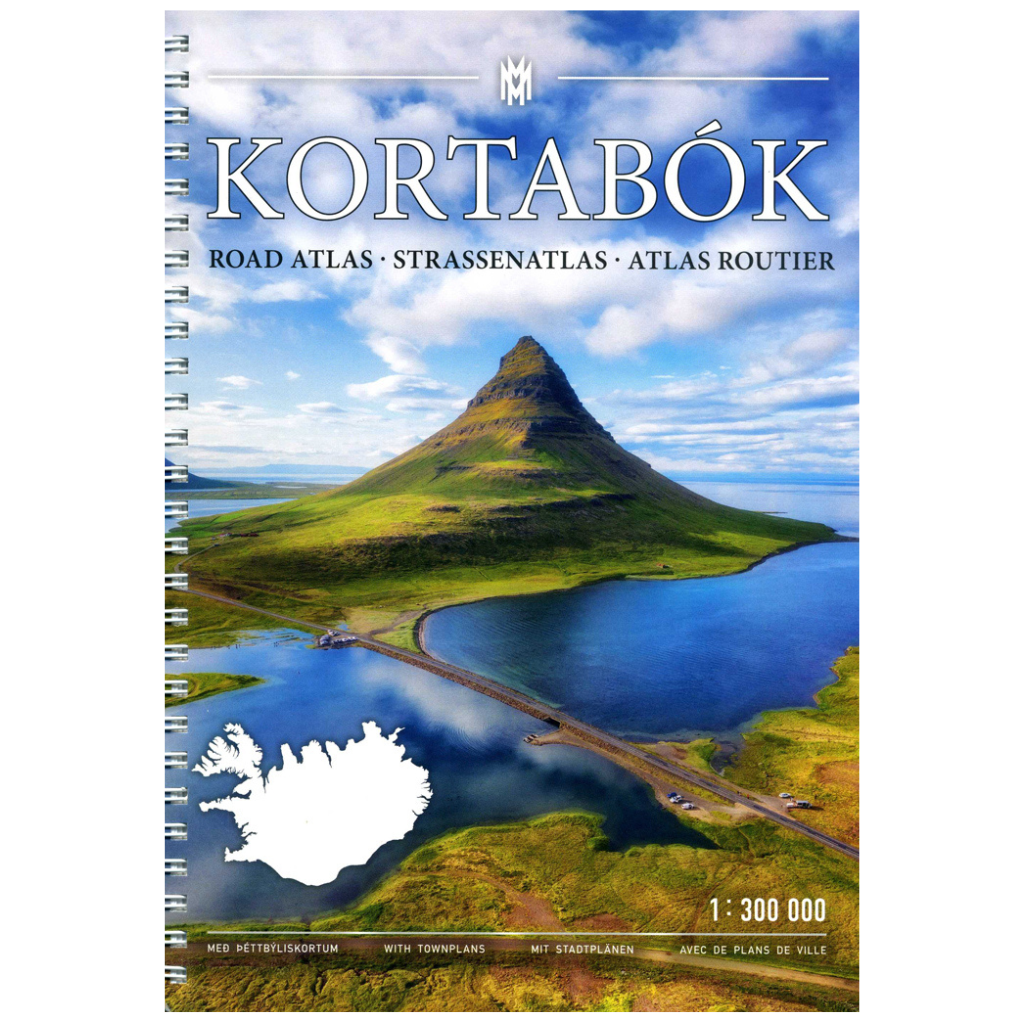 Island Kortabok - Island Straßenatlas / Autoatlas 1:300.000