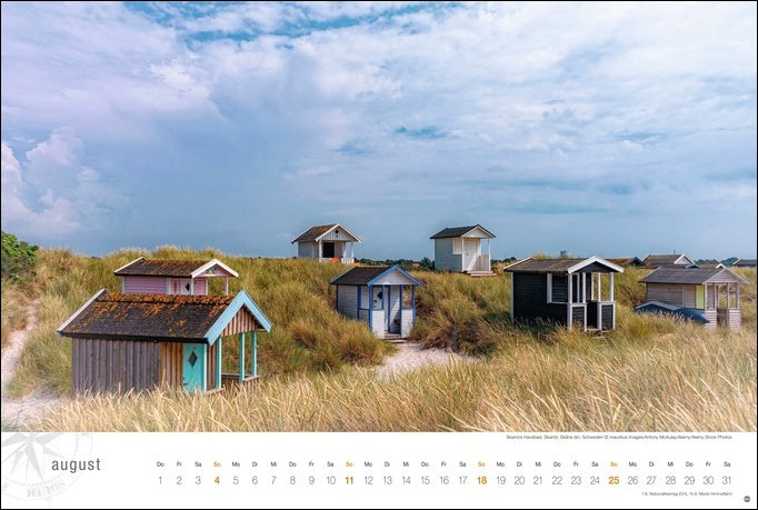Skandinavien Globetrotter - Wandkalender 2024 - 58 x 39 cm - Heye Verlag