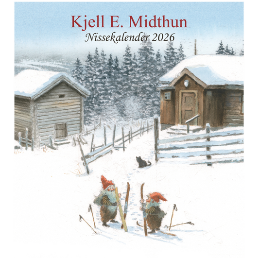 Nisse - Wall Calendar 2026 - 30 x 34 cm - Aune Forlag