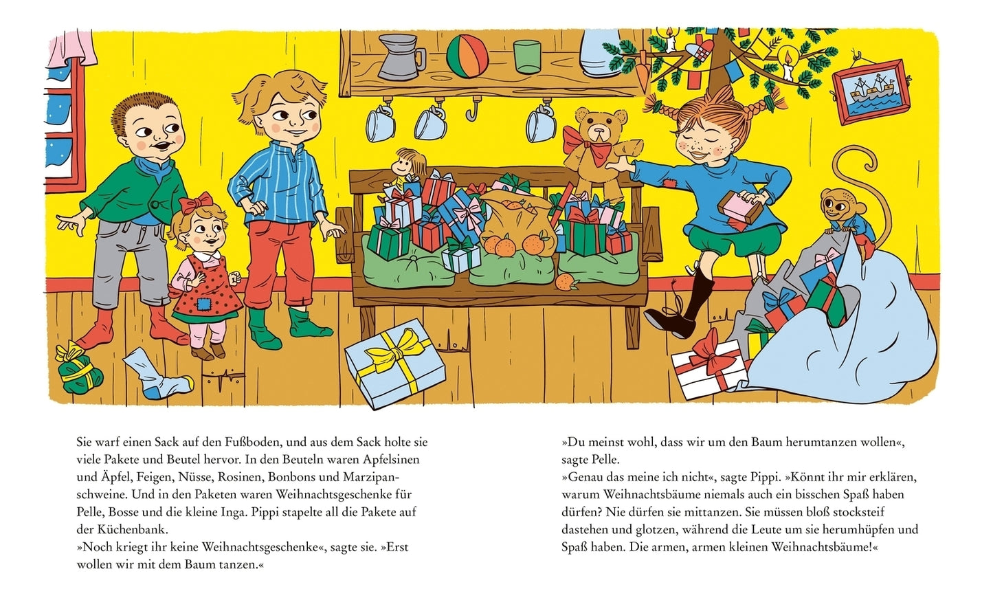 God Jul! Weihnachten mit Pippi Langstrumpf, Pettersson und Findus, Lotta und Mama Muh