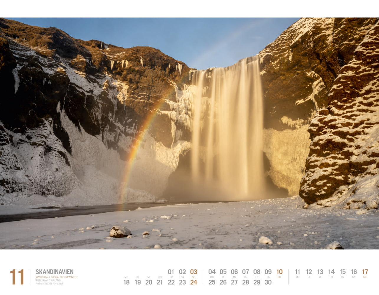 Skandinavien - Wandkalender 2024 - 54 x 42 cm - Ackermann Kunstverlag