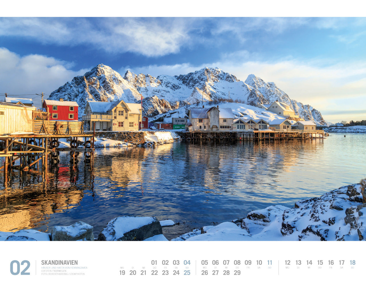 Skandinavien - Wandkalender 2024 - 54 x 42 cm - Ackermann Kunstverlag