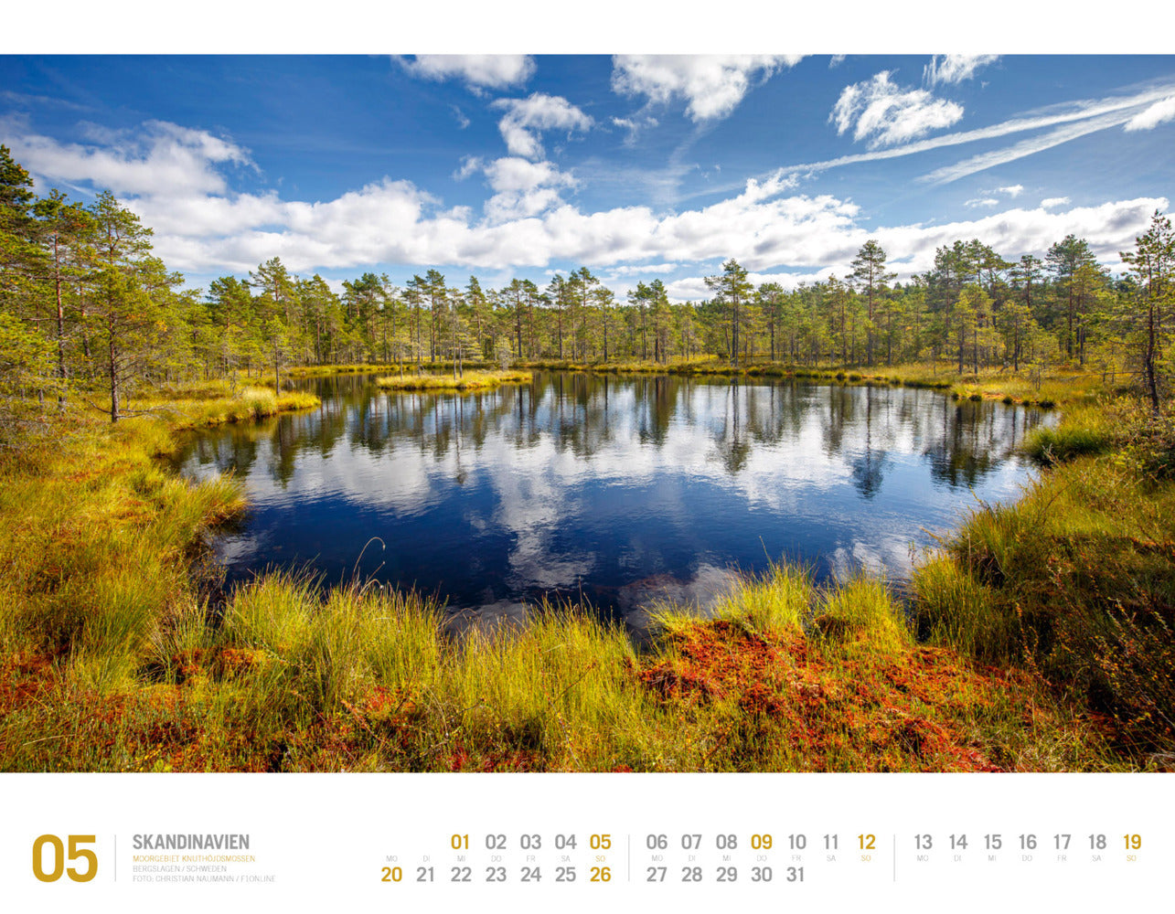 Skandinavien - Wandkalender 2024 - 54 x 42 cm - Ackermann Kunstverlag