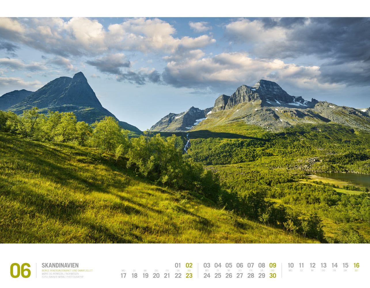 Skandinavien - Wandkalender 2024 - 54 x 42 cm - Ackermann Kunstverlag