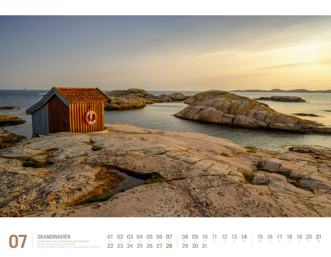 Skandinavien - Wandkalender 2024 - 54 x 42 cm - Ackermann Kunstverlag