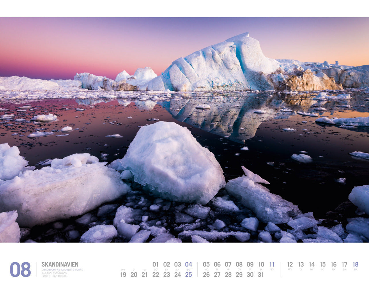 Skandinavien - Wandkalender 2024 - 54 x 42 cm - Ackermann Kunstverlag