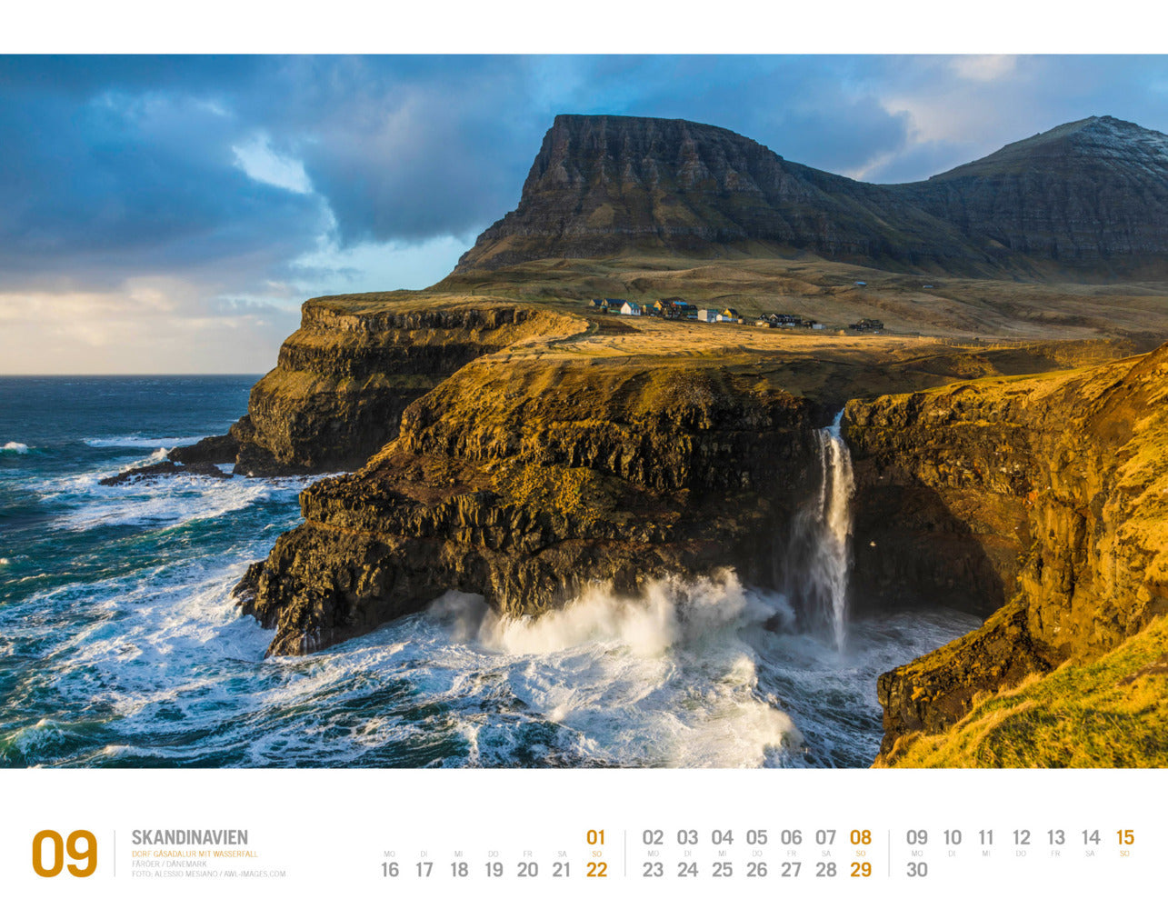 Skandinavien - Wandkalender 2024 - 54 x 42 cm - Ackermann Kunstverlag