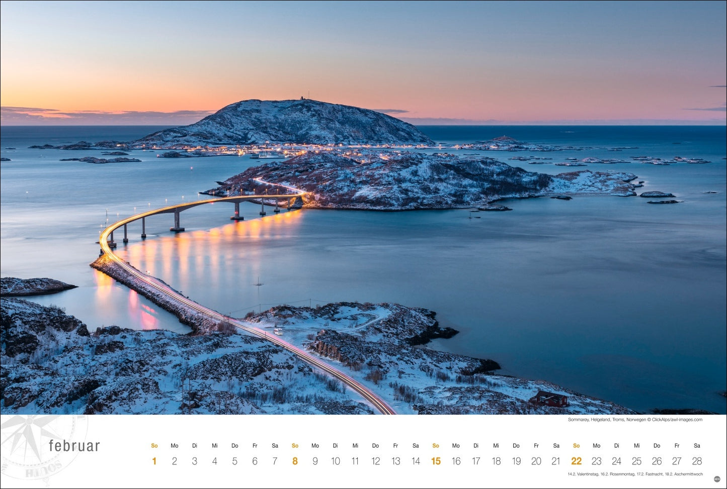 Hurtigruten Globetrotter - Wall Calendar 2026 - 58 x 39 cm - Heye Verlag