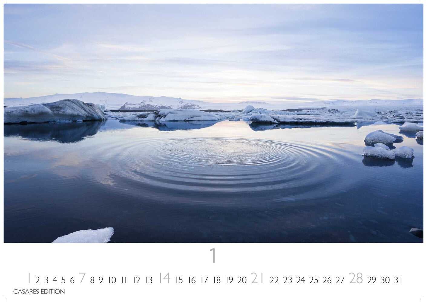 Arctic Landscapes - Wandkalender 2024 - 50 x 35 cm - CASARES fine art EDITION