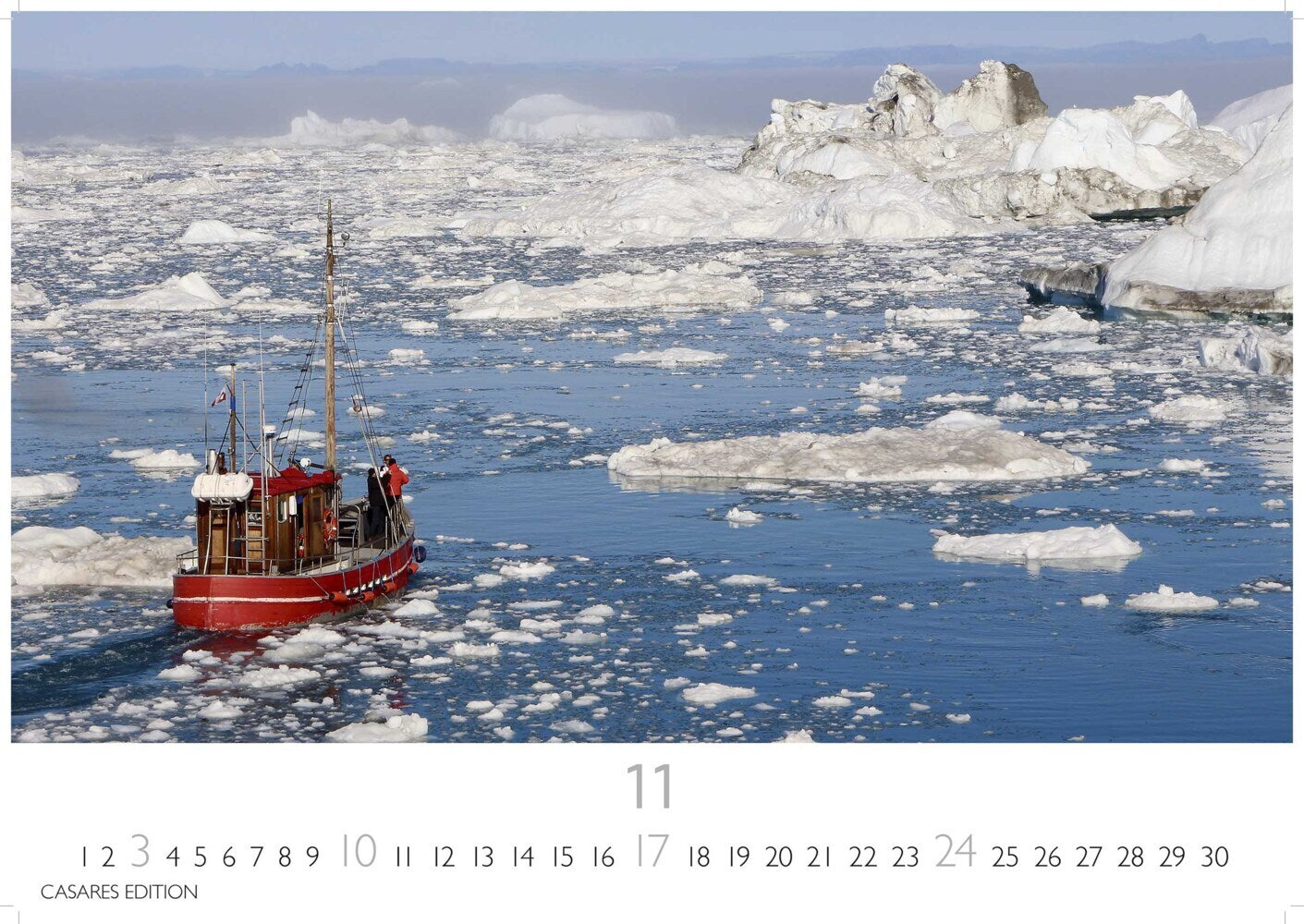 Arctic Landscapes - Wandkalender 2024 - 50 x 35 cm - CASARES fine art EDITION